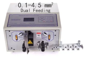 Double feeding wire stripping machine WPM-09F