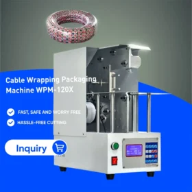 WPM-120X: Semi-Automatic Cable Wrapping Packaging Machine for Efficient and Secure Packaging
