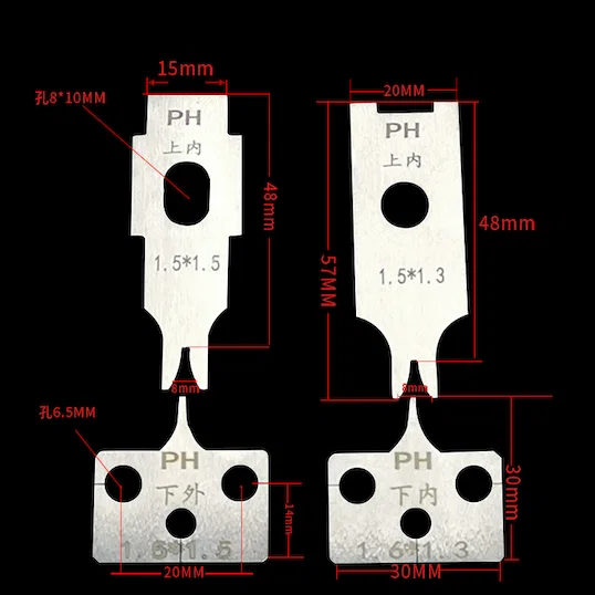 Terminal Crimping Machine Blades (Various Types)