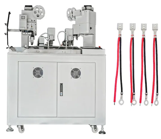 Auto Three-Side Double Wire Crimping WPM-038F