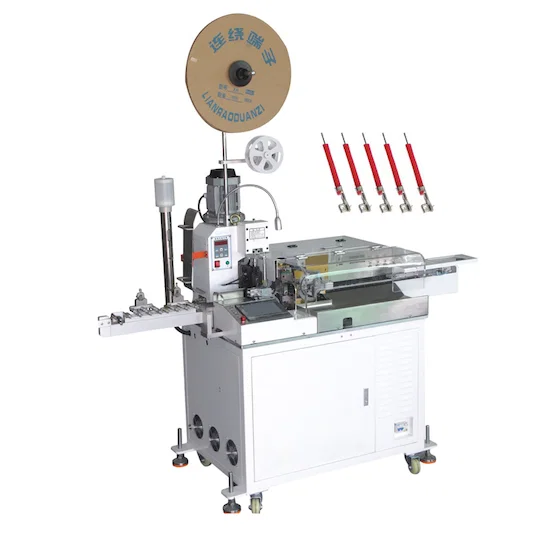Auto Single-End 5-Wire Crimp Machine