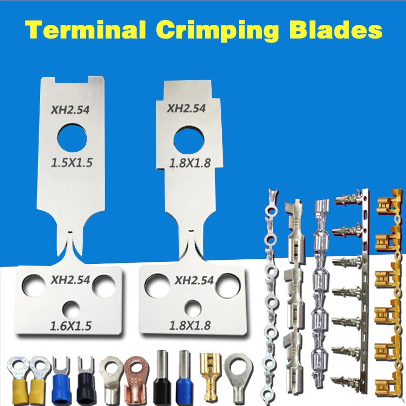 Precision Terminal Crimping Applicator Blades- For DuPont, XH, SM