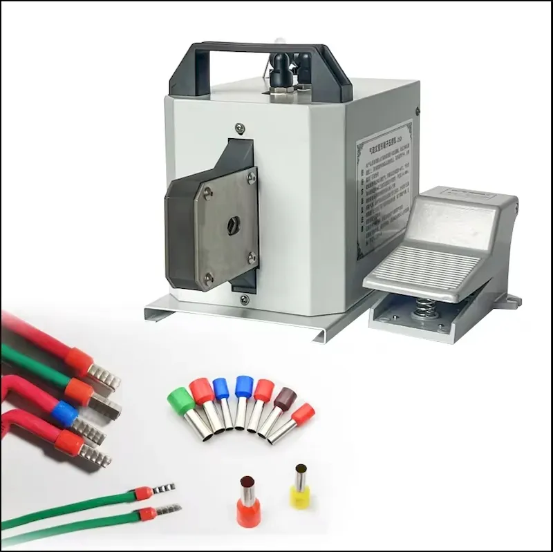 Pneumatic Tube Terminal Crimping Machine 0.8-25mm² – Insulated Cold Crimping