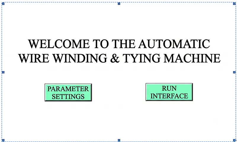 Automatic Cable Reeling & Tying Machine Touch Screen Operation Manual JW-CRT Series
